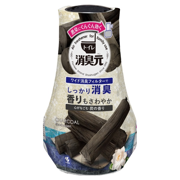 トイレの消臭元 400ml 小林製薬(心がなごむ炭の香り)