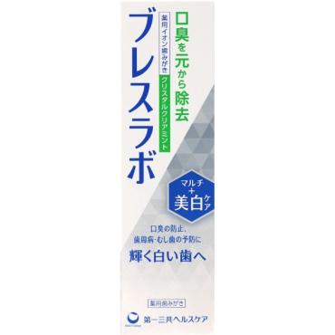 ブレスラボ マルチケア 90g ブレスラボ 第一三共ヘルスケア 【医薬部外品】(美白ケアクリアミント)