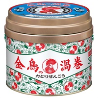 金鳥の渦巻 蚊取り線香 缶入 線香皿付き 30巻 金鳥の渦巻 大日本除虫菊 【防除用医薬部外品】(30巻)