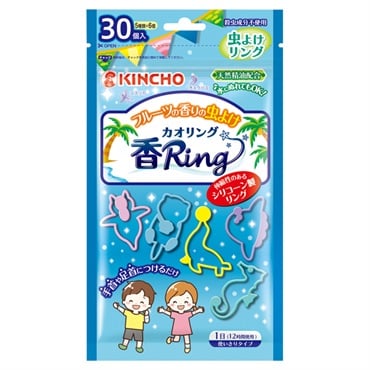 虫よけ カオリング 香Ring ブルー 30個 大日本除虫菊