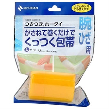 つきつきホータイ 伸長時6㎝×3m Lサイズ1巻入 ニチバン