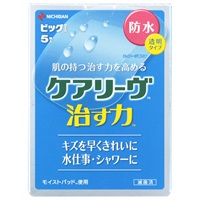 ケアリーヴ 治す力 防水タイプ ビッグサイズ 5枚 ニチバン ▽(5枚)