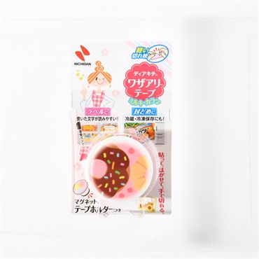 ディアキチ　ワザアリテープ　マグネットテープホルダー付き　ニチバン(ピンク)