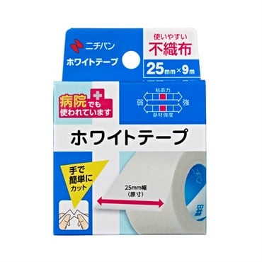ニチバン ホワイトテープ 25mm×9m W259