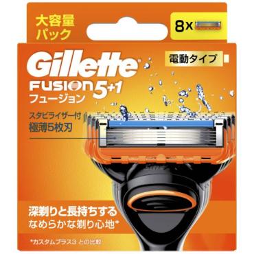 ジレットフュージョンパワー 替刃8個入 P＆G