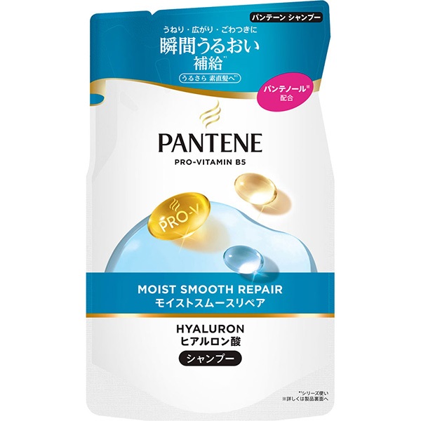 パンテーン モイストスムースケア シャンプー つめかえ 300g  PANTENE P&G(300g)