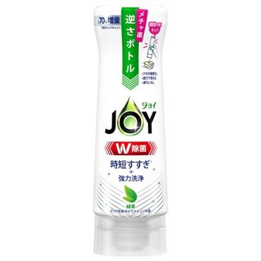 2025-25 秋冬新作  緑茶 逆さボトル 食器用洗剤 W除菌 ジョイ 本体 ジョイ 290ml 洗濯洗剤