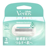 ジレット ヴィーナス エンブレイス センシティブ 敏感肌むけ つるすべ肌へ 替刃3個入(替刃3個入)