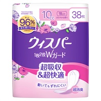 ウィスパー 1枚2役Wガード 10cc 38枚 ウィスパー Whisper P&G(38枚)
