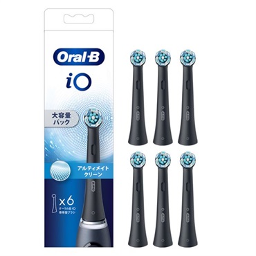 オーラルB iO用 アルティメイトクリーン ブラック 6本 IORBCB6EL ブラウン Braun P&G