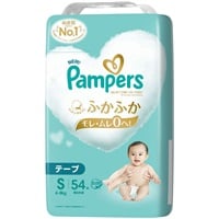 パンパース はじめての肌へのいちばん テープ Sサイズ 54枚 男女共用 おむつ ベビー(Sサイズ)