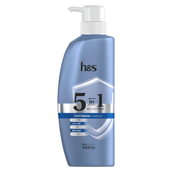 シャンプー H&N 5in1 シャンプー ポンプ 340g エイチアンドエス h&s P&G 【医薬部外品