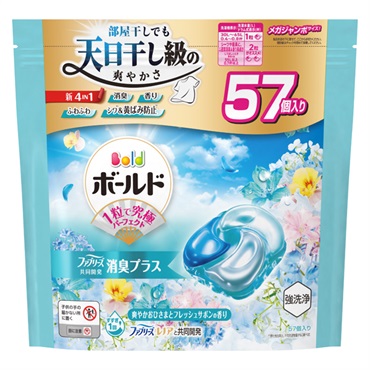 ボールド ジェルボール 4D つめかえ用 メガジャンボサイズ Bold P&G(爽やかおひさまとフレッシュサボンの香り/57個)