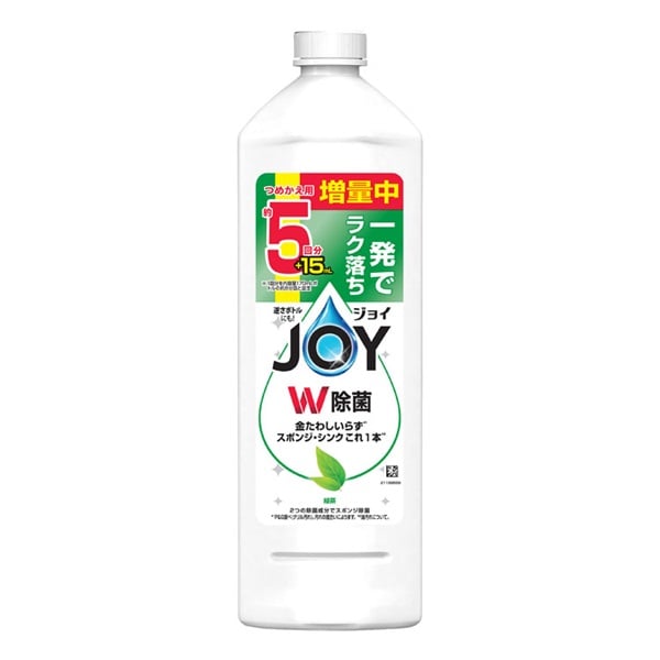 沸騰ブラドン 685ml 特大増量 詰替 除菌ジョイコンパクト JOY イオン | P&G ノート・メモ帳