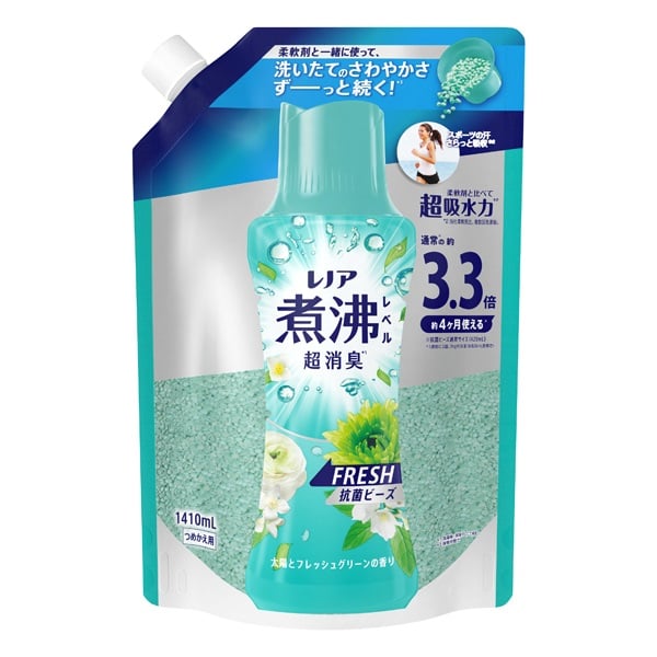 レノア 煮沸レベル 超消臭 抗菌ビーズ つめかえ用 超特大サイズ 1410ml