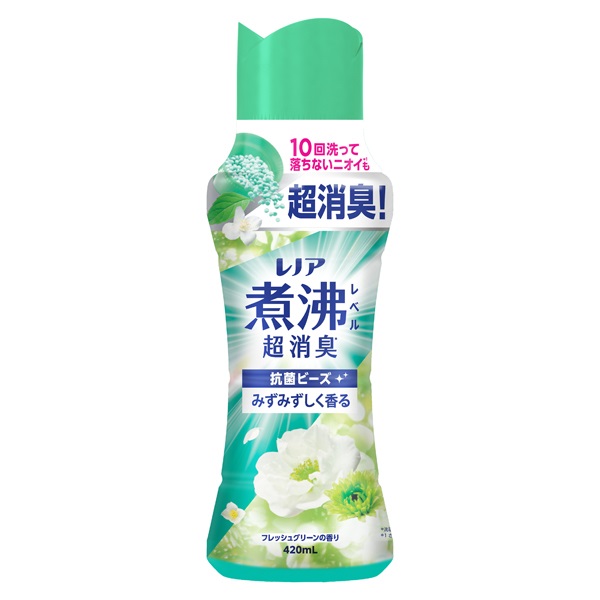 レノア 煮沸レベル 超消臭 抗菌ビーズ 本体 420ml P&G | イオン
