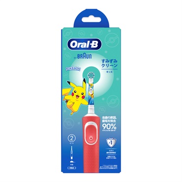 オーラルB すみずみクリーンキッズ レッド 1本 ブラウン BRAUN P&G