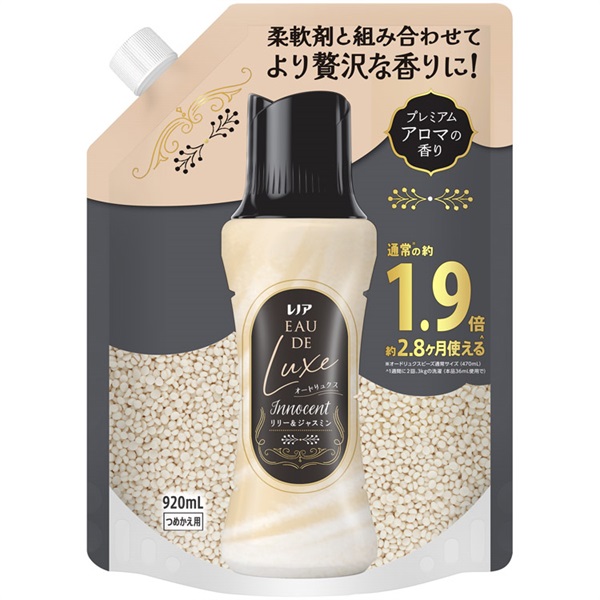 レノアオードリュクスアロマジュエル つめかえ用特大サイズ 920mL P&G