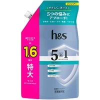 h＆s 5in1 マイルドモイスチャー シャンプー つめかえ用 特大サイズ 460g　P＆G(460g)