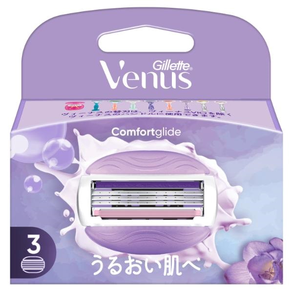 Gillette Venus(ジレット ヴィーナス) うるおい肌 フリージアの香り替刃3B 替刃3個入 P&G(替刃3個入)
