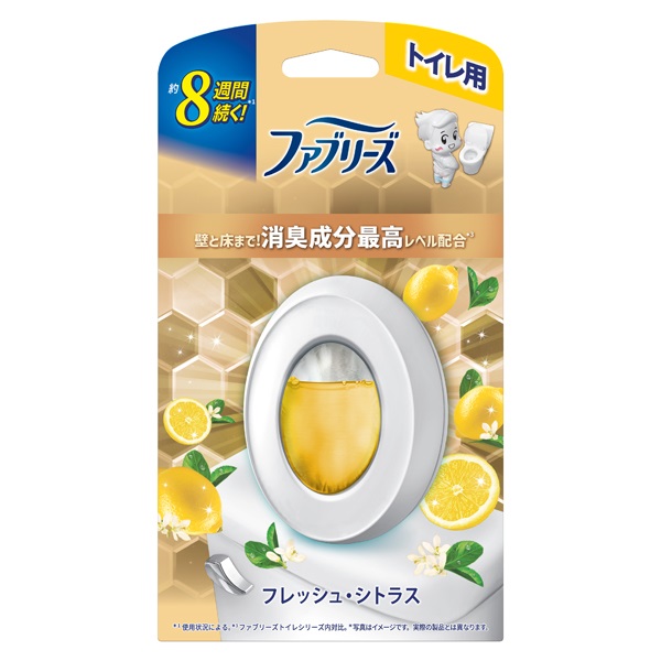ファブリーズ トイレ用 消臭剤 プレミアムシリーズ 6.3ml P&G(消臭成分最高レベル/フレッシュ・シトラス)