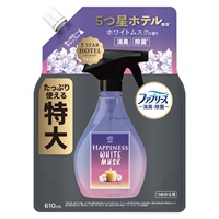 レノア ハピネス ミスト つめかえ用 特大サイズ 610ml P&G(ホワイトムスクの香り)