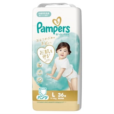 パンパース はじめての肌へのいちばん パンツ Lサイズ 36枚 男女共用