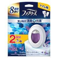 ファブリーズ トイレ用 消臭剤 プレミアムシリーズ 本体+つめかえ1個パック 6.3ml×2 P&G(消臭+抗菌/フレッシュ・クリーン・ラベンダー)