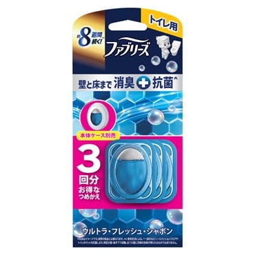 ファブリーズ W消臭 トイレ用 消臭剤＋抗菌 つめかえ 6.3ml×3個 P&G