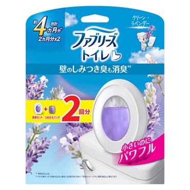 ファブリーズ トイレ用消臭剤 本体＋つめかえ1個パック 6.3ml×2個 P&G