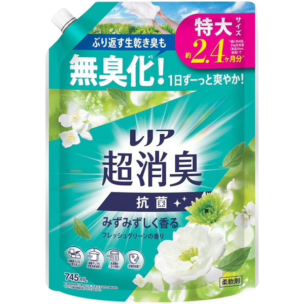 レノア超消臭 つめかえ用特大サイズ 745mL レノア P&G | イオン