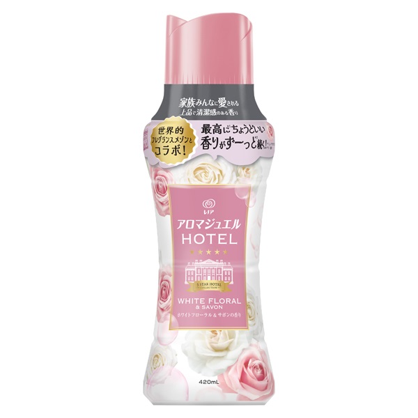 レノア アロマジュエル ホワイトフローラル&サボンの香り 本体 420ml