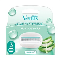 ジレットヴィーナス うるツヤ肌 敏感肌むけ 3枚刃 替刃 3個 ジレット ヴィーナス Gillette Venus P&G(3個)