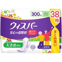 ウィスパー 安心の超吸収 300cc 37cm P&Gジャパン(38枚)