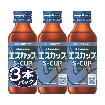 エスカップ 100ml×3本 S‐CUP 久光製薬 【指定医薬部外品】