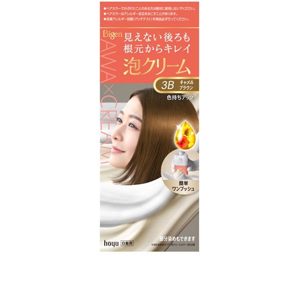 ビゲン 泡クリームカラー 1セット Bigen ホーユー 【医薬部外品】(3B/キャメルブラウン)