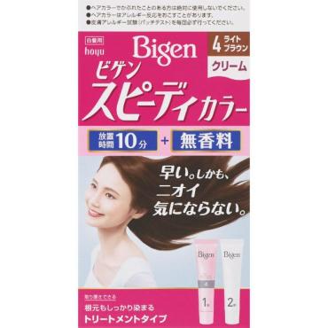 ビゲン スピーディカラー クリーム 4 ライトブラウン 40g+40g ビゲン Bigen ホーユー 【医薬部外品】