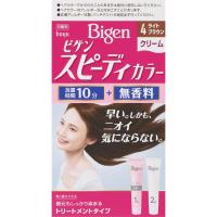 ビゲン スピーディカラー クリーム 4 ライトブラウン 40g+40g ビゲン Bigen ホーユー 【医薬部外品】(4987205041150)