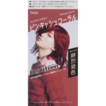 ビューティーン メイクアップカラー 40g+88ml ビューティーン Beauteen ホーユー 【医薬部外品】(ピンキッシュコーラル)