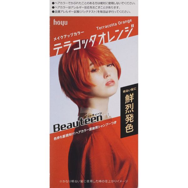 ビューティーン メイクアップカラー 40g+88ml ビューティーン Beauteen ホーユー 【医薬部外品】(テラコッタオレンジ)