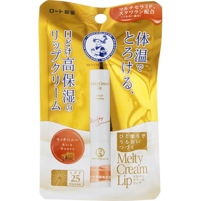 メンソレータム メルティクリームリップ 2.4g メンソレータム ロート製薬(リッチハニー)