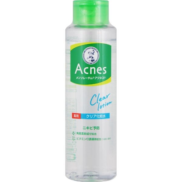 メンソレータム アクネス 薬用化粧水 180ml メンソレータム ロート製薬 【医薬部外品】(クリア化粧水)
