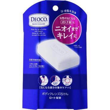 ロート製薬 【12個セット】デオコ ボディクレンズ 石けん 75g デオコ ボディクレンズ 石けん デオコ DEOCO ロート製薬