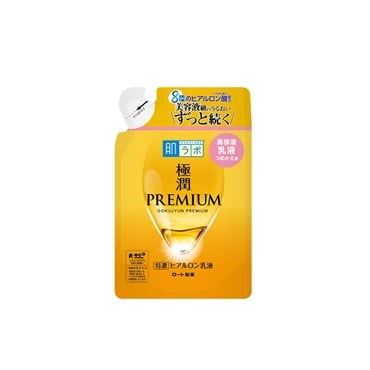 肌ラボ 極潤 プレミアム ヒアルロン乳液　ロート製薬(詰替 140mL)