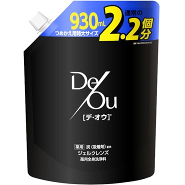 デ・オウ 薬用ジェルクレンズ 薬用全身洗浄料 詰替特大 930ml ロート製薬【医薬部外品】