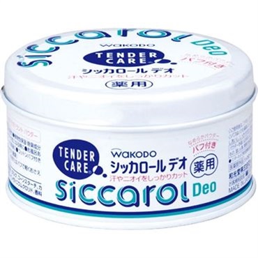 和光堂 シッカロール デオ パフ付  140g アサヒグループ食品 【医薬部外品】