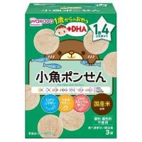 和光堂 1歳からのおやつ+DHA 小魚ポンせん 1歳4か月頃～ ベビーフード おやつ(4987244183736)