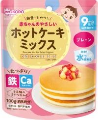 和光堂 赤ちゃんのやさしいホットケーキミックス プレーン 9か月頃～ ベビーフード おやつ(4987244183873)