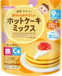 和光堂 赤ちゃんのやさしいホットケーキミックス かぼちゃとさつまいも 9か月頃～ ベビーフード おやつ(4987244183897)