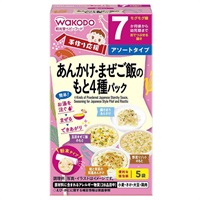 和光堂 手作り応援 あんかけ・まぜご飯のもと4種パック 7か月頃～ ベビーフード 離乳食(4987244185211)